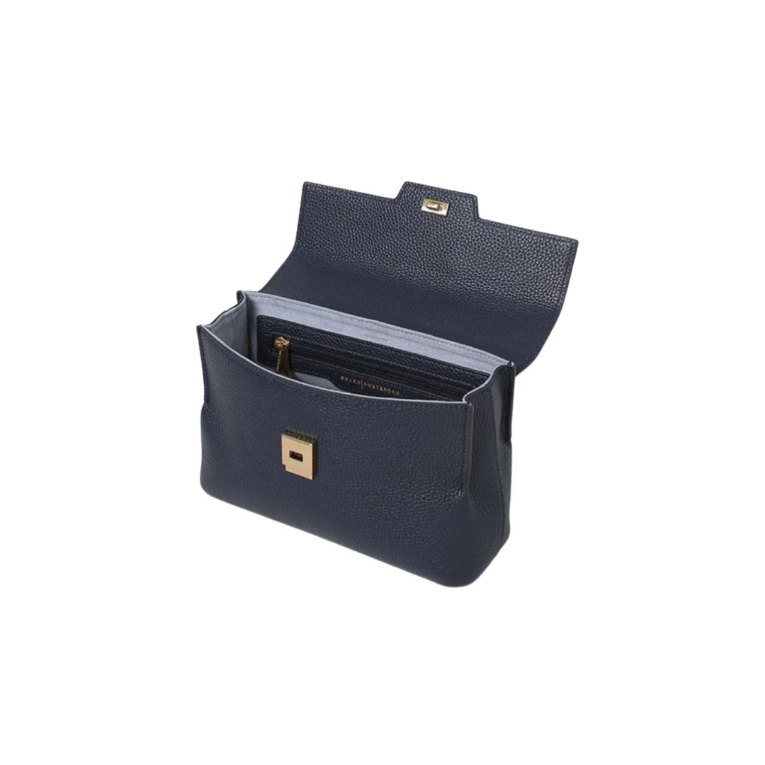 Binnenkant van de Smaak Amsterdam Flora navy #kleur_navy
