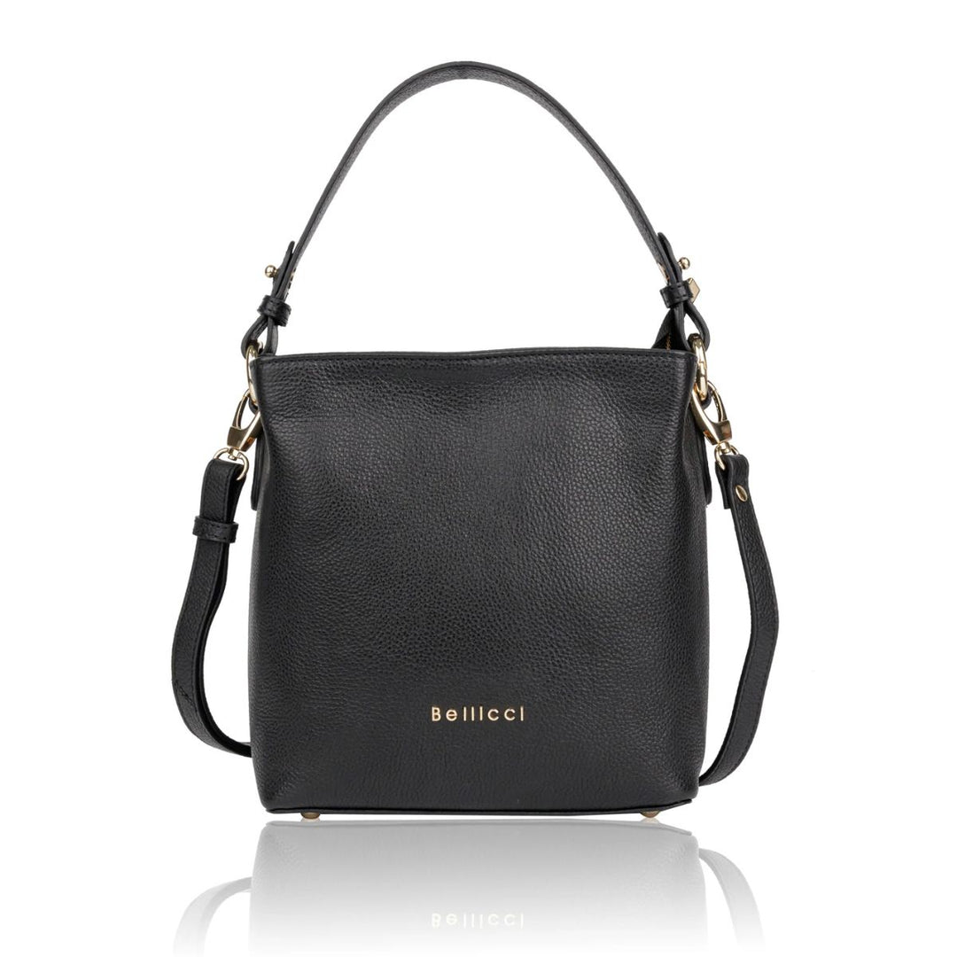 Voorkant van de Calico Bellici handtas zwart #kleur_zwart
