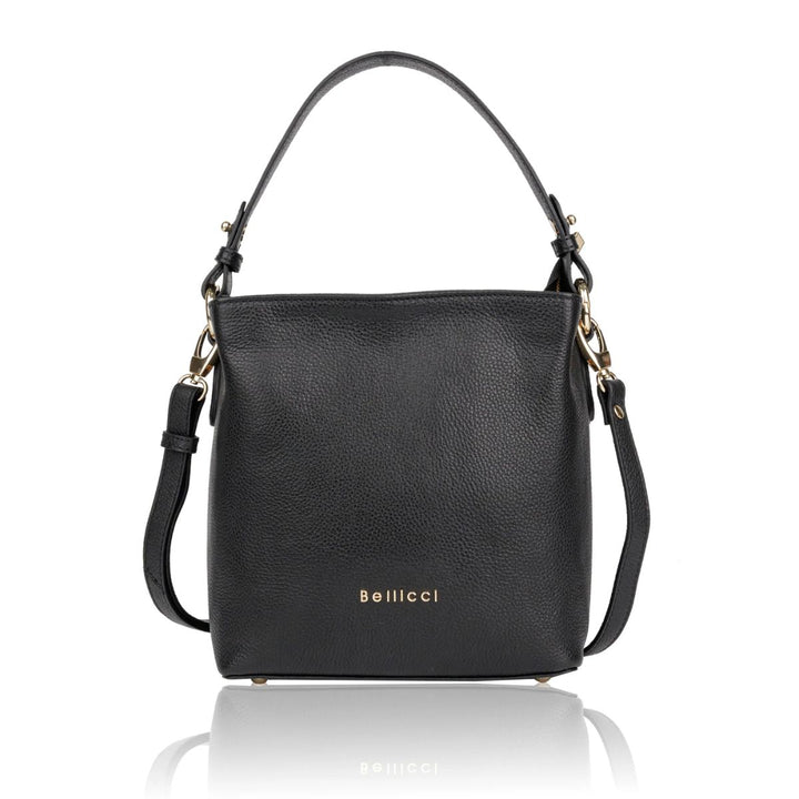Voorkant van de Calico Bellici handtas zwart #kleur_zwart