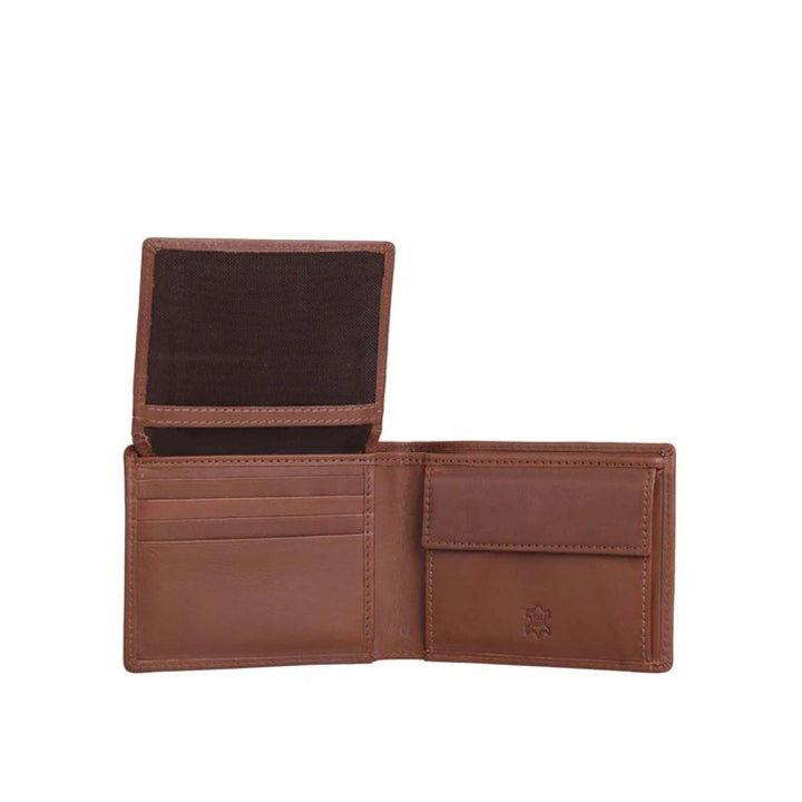 Binnenkant Sparwell Oberon leren portemonnee billfold cognac #kleur_cognac