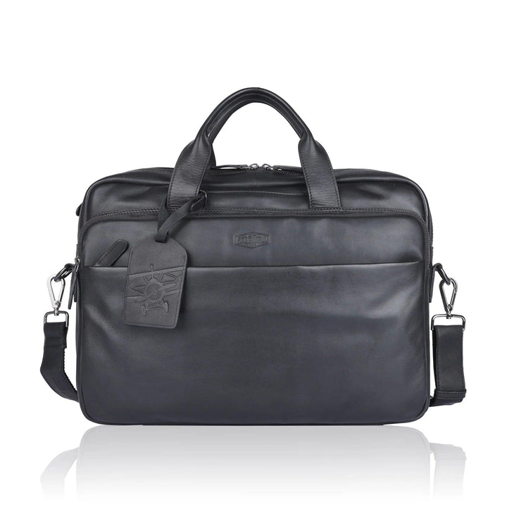 Sparwell | Official Otis laptoptas 15,6" - Gielen Lederwaren Bussum #kleur_black