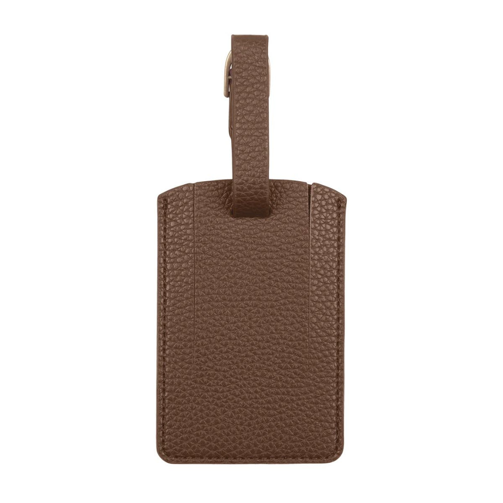 Achterkant van de SuitSuit Fab Seventies bagage adres label rawhide #kleur_rawhide