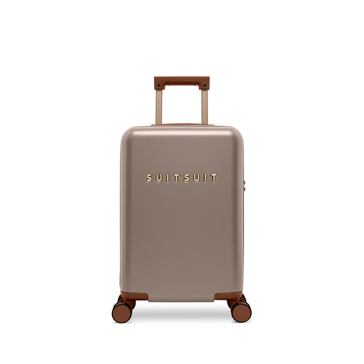 Voorkant van de SUITSUIT Serenity handbagage koffer in de kleur moon-stone #kleur_moon-stone