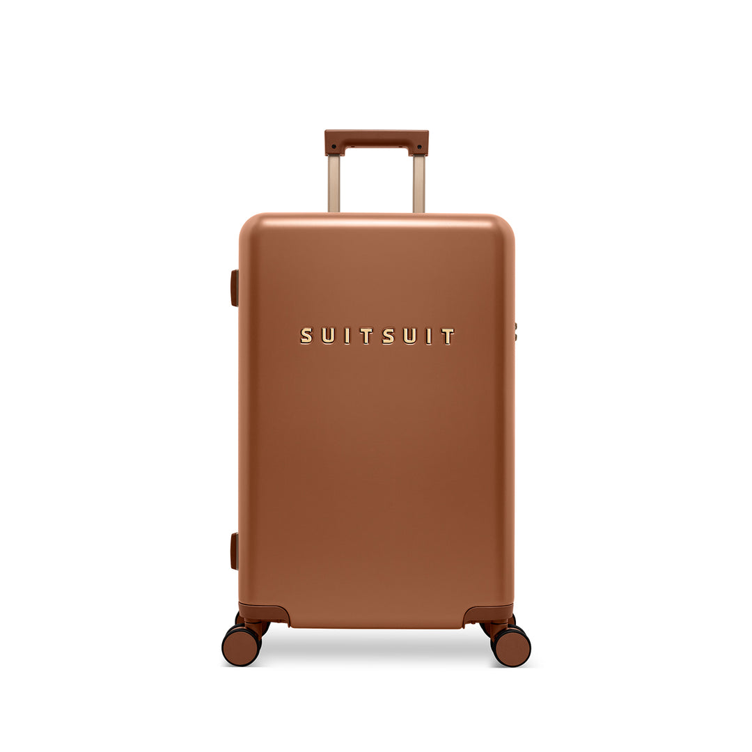 Voorkant van de SUITSUIT Serenity middelmaat koffer 66 in caramel #kleur_caramel
