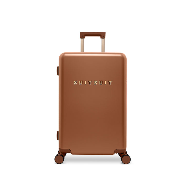 Voorkant van de SUITSUIT Serenity middelmaat koffer 66 in caramel #kleur_caramel