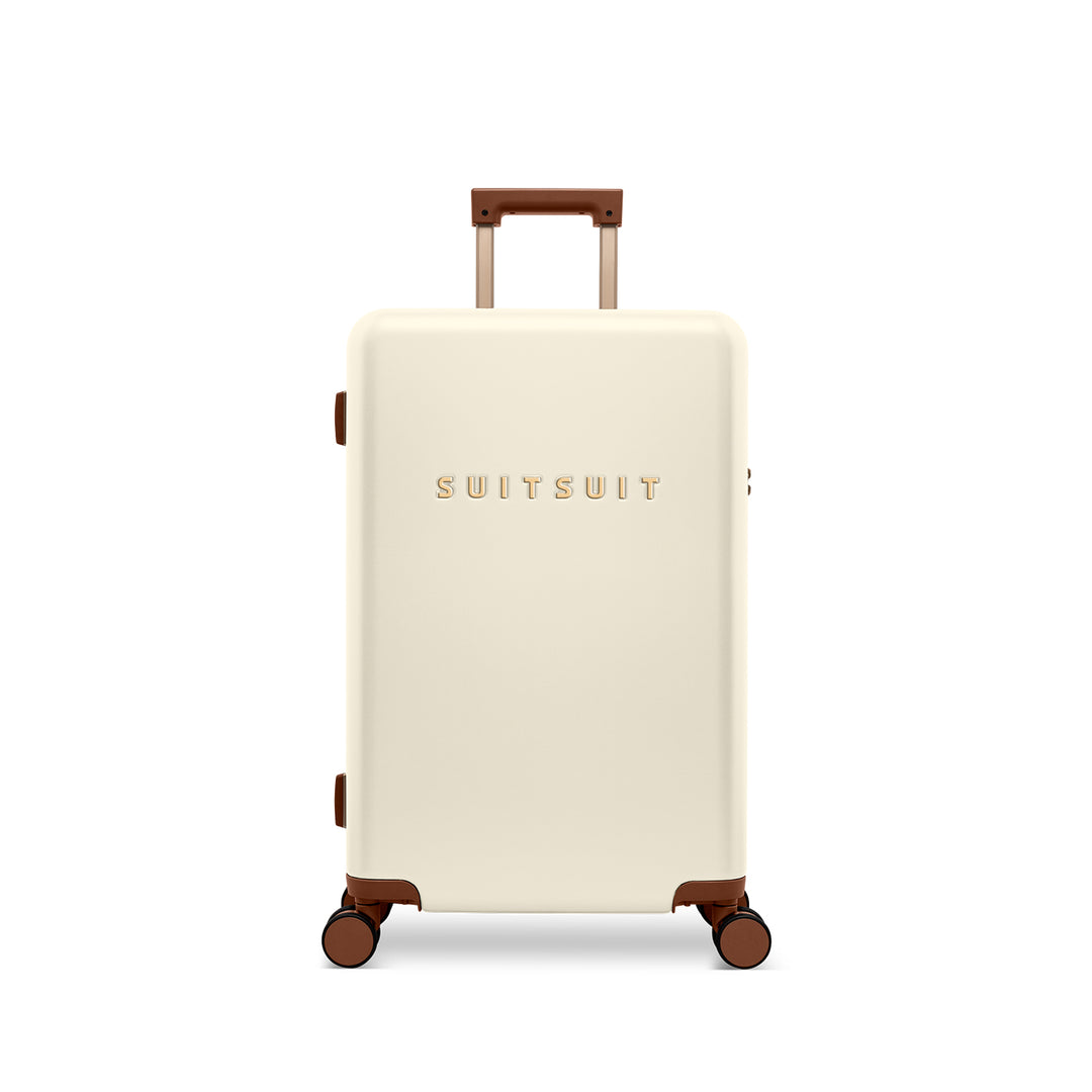 Voorkant van de SUITSUIT Serenity middelmaat koffer 66 in whisper white #kleur_whisper-white