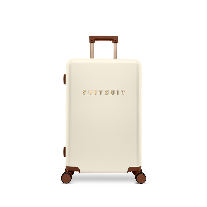 Voorkant van de SUITSUIT Serenity middelmaat koffer 66 in whisper white #kleur_whisper-white