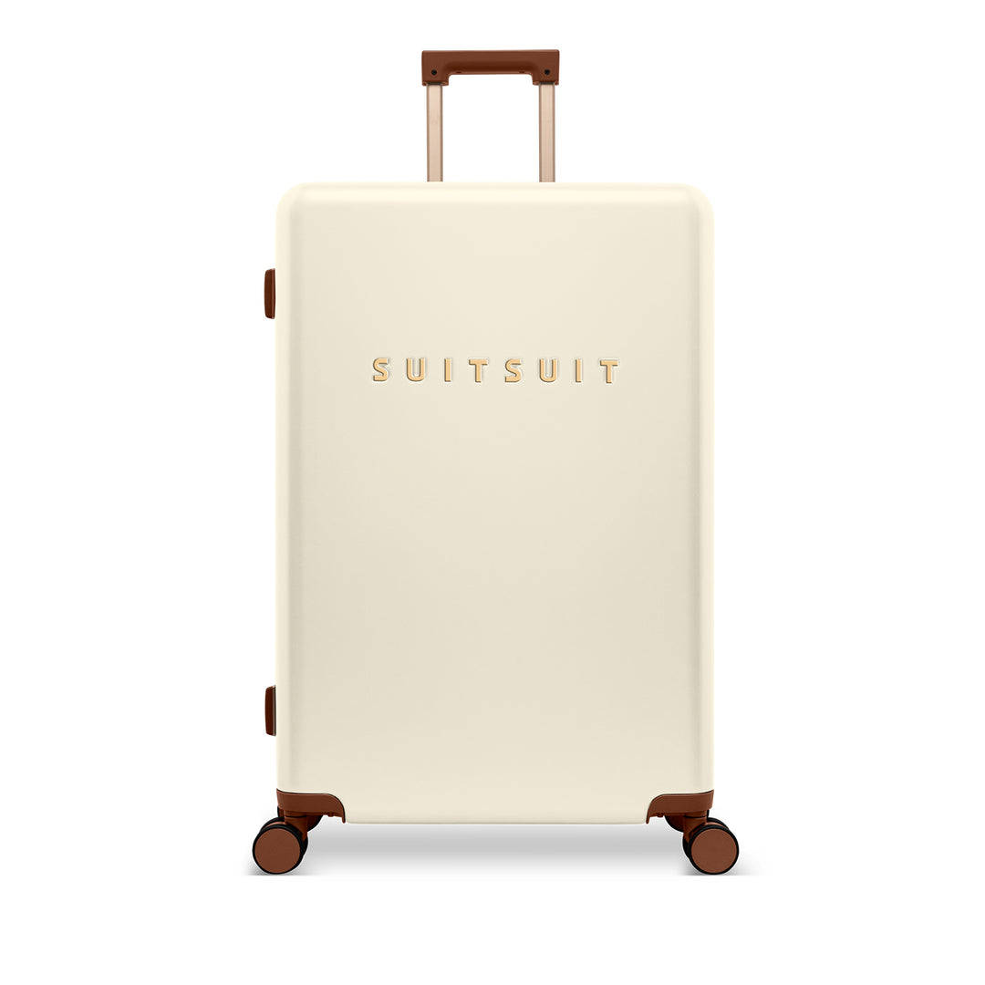 Voorkant van de grote 76 ruimbagage koffer uit de SUITSUIT Serenity collectie in whisper-white #kleur_whisper-white