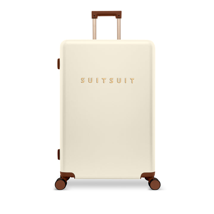 Voorkant van de grote 76 ruimbagage koffer uit de SUITSUIT Serenity collectie in whisper-white #kleur_whisper-white
