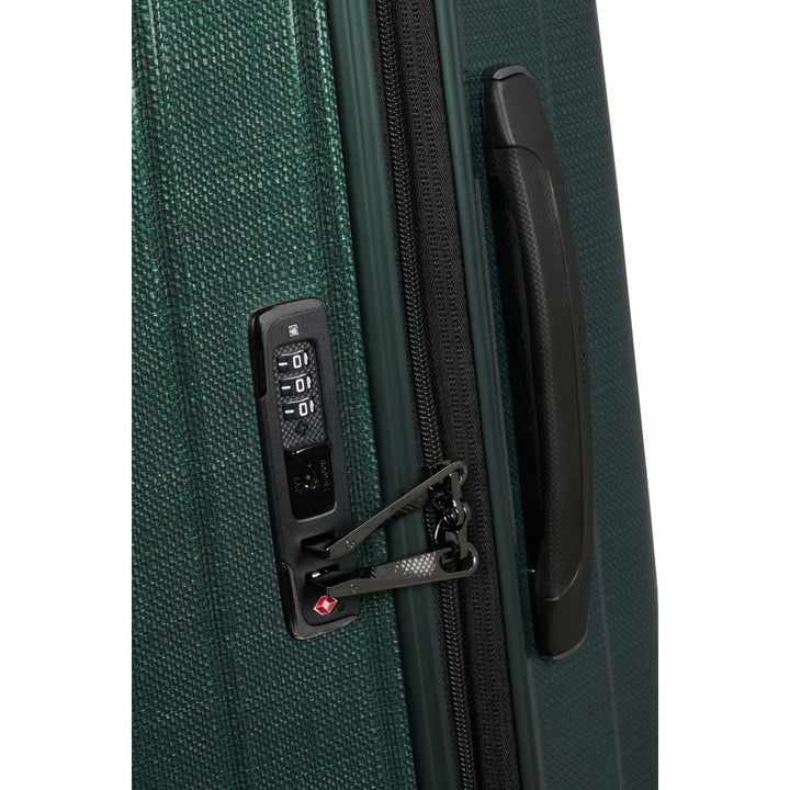 Zijkant met TSA slot #kleur_deep-forest