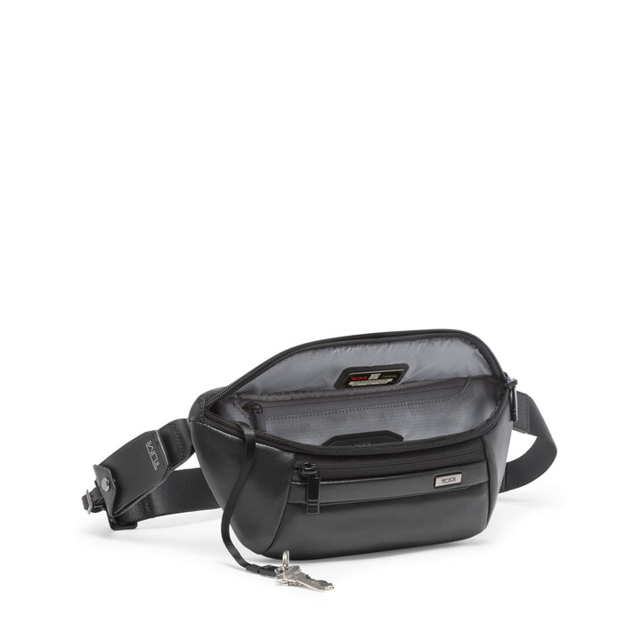 TUMI Alpha Belt Bag Sling leren heuptas