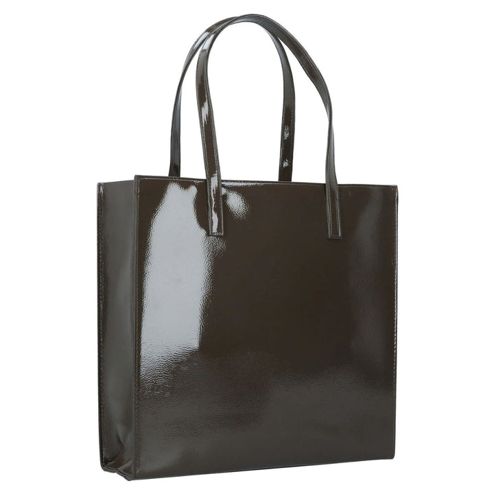 Achterkant Ted Baker Croccon shopper olijf #kleur_olijf