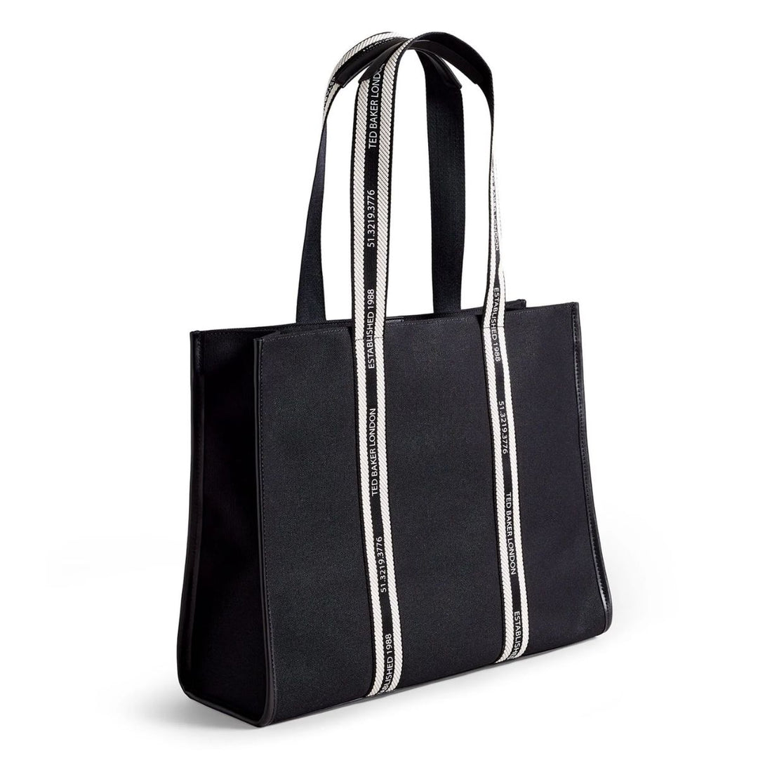 Voorzijde van de Ted Baker Georjey Branded Webbing black #kleur_black