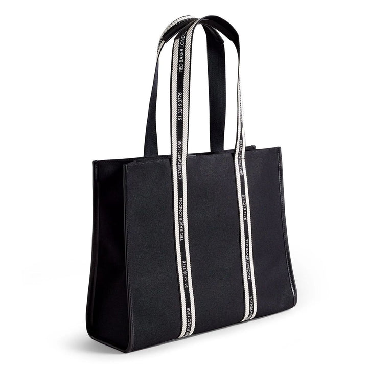 Voorzijde van de Ted Baker Georjey Branded Webbing black #kleur_black