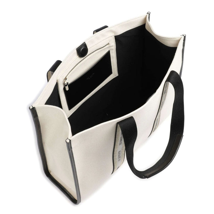 Binnenkant van de Ted Baker Georjia Grote shopper Wit #kleur_wit