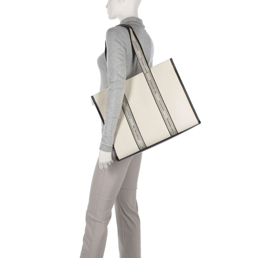 De Ted Baker Georjia Grote shopper Wit in gebruik #kleur_wit