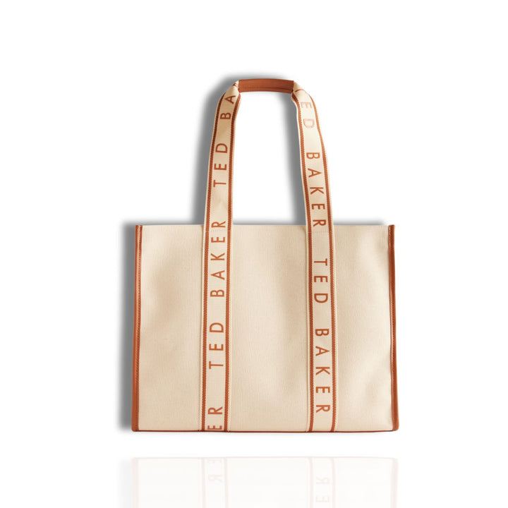 Voorkant Ted Baker Georjia grote shopper beige #kleur_beige