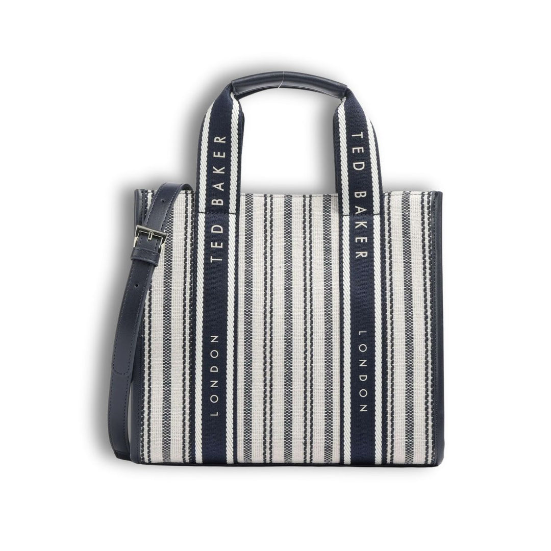Voorkant van de Ted Baker haylee Small tote Navy #kleur_navy