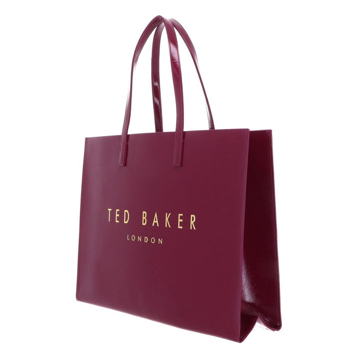 Voorzijde van de Ted Baker Icon Shopper XL Deep-roze #kleur_deep-roze