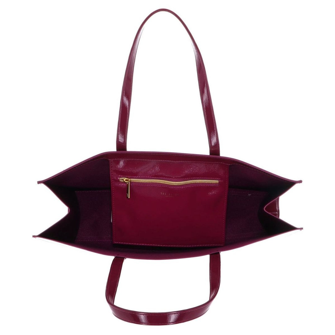 Binnenkant van de Ted Baker Icon Shopper XL Deep-roze #kleur_deep-roze