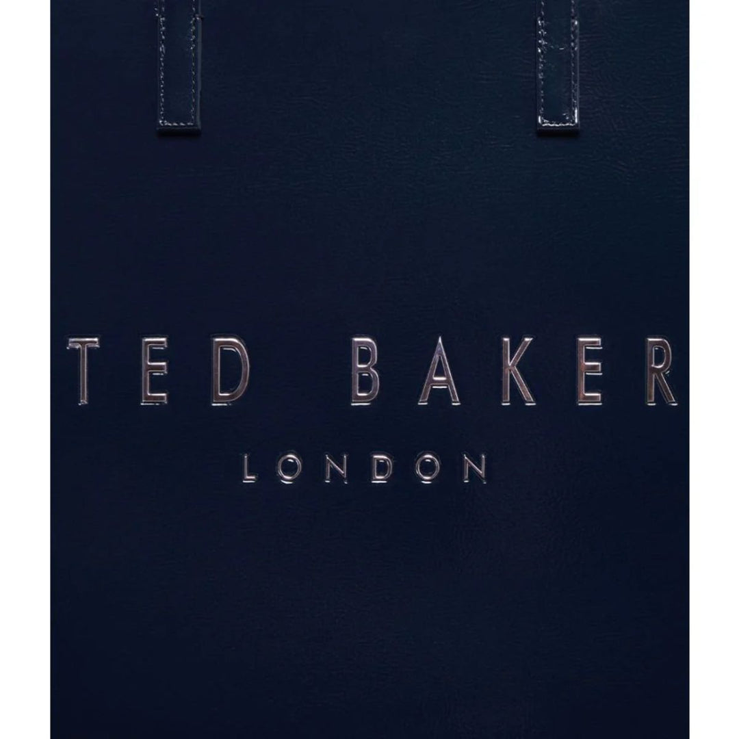 Details van de Ted Baker icon shopper XL Navy #kleur_navy