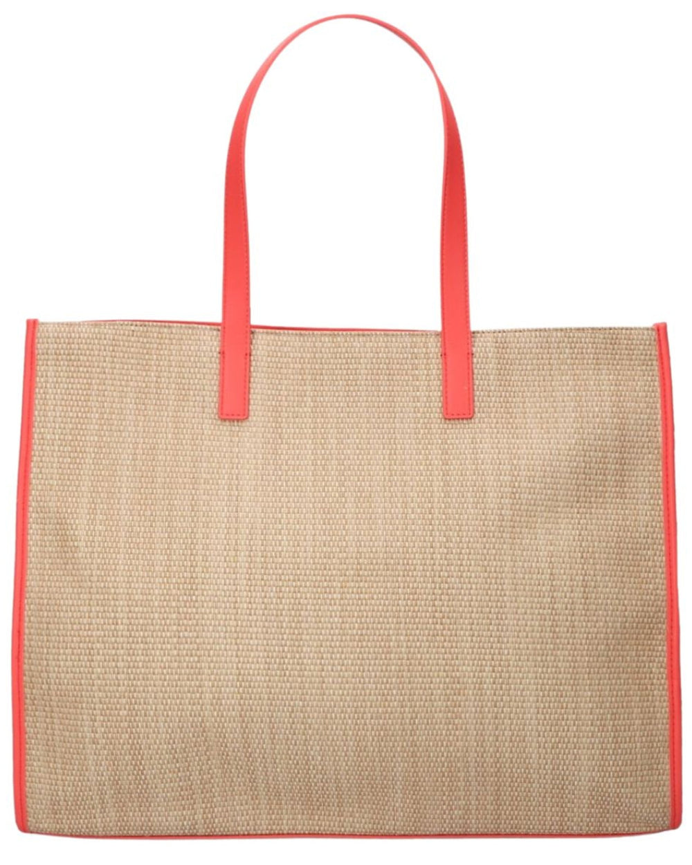 Achterkant van de Ted Baker Icon Pallmer grote tote oranje #kleur_oranje