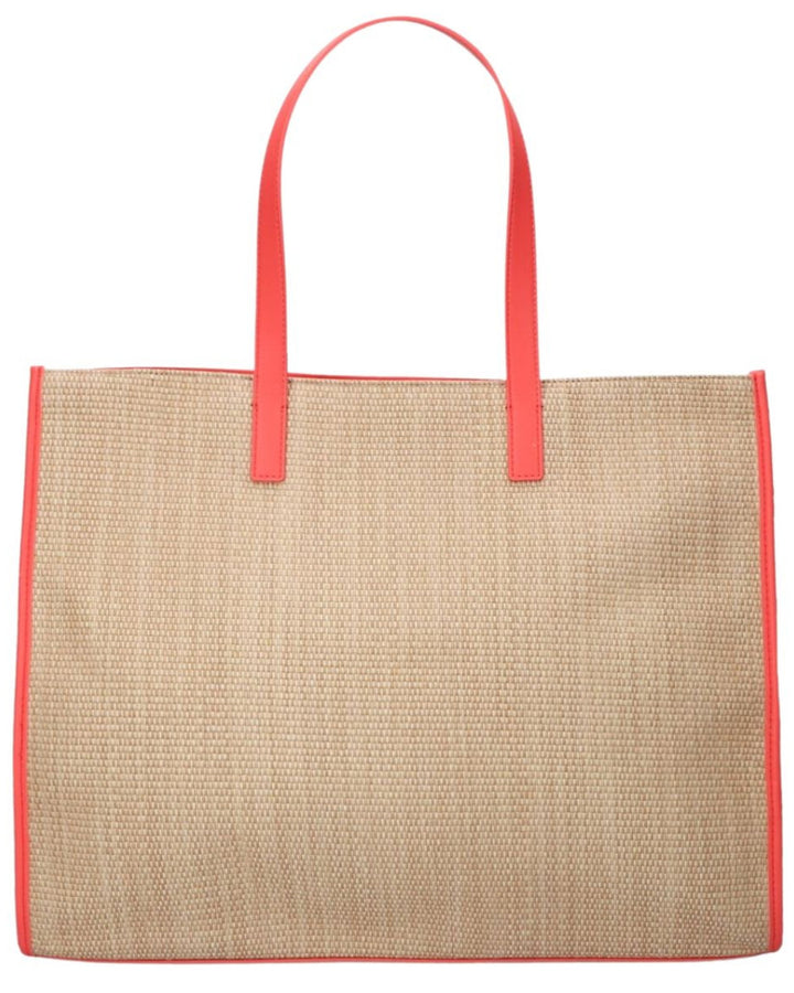 Achterkant van de Ted Baker Icon Pallmer grote tote oranje #kleur_oranje