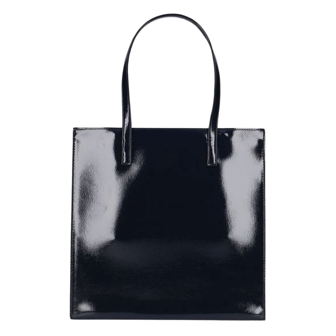Achterkant van de Ted Baker shopper large navy #kleur_navy