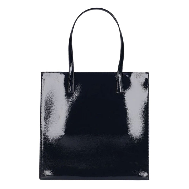 Achterkant van de Ted Baker shopper large navy #kleur_navy