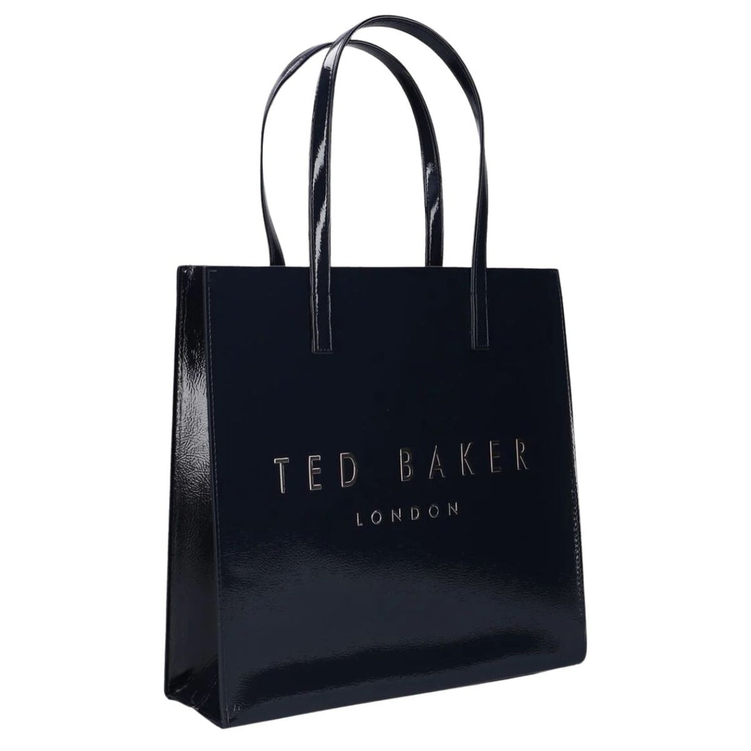 Voorzijde van de Ted Baker shopper large navy #kleur_navy