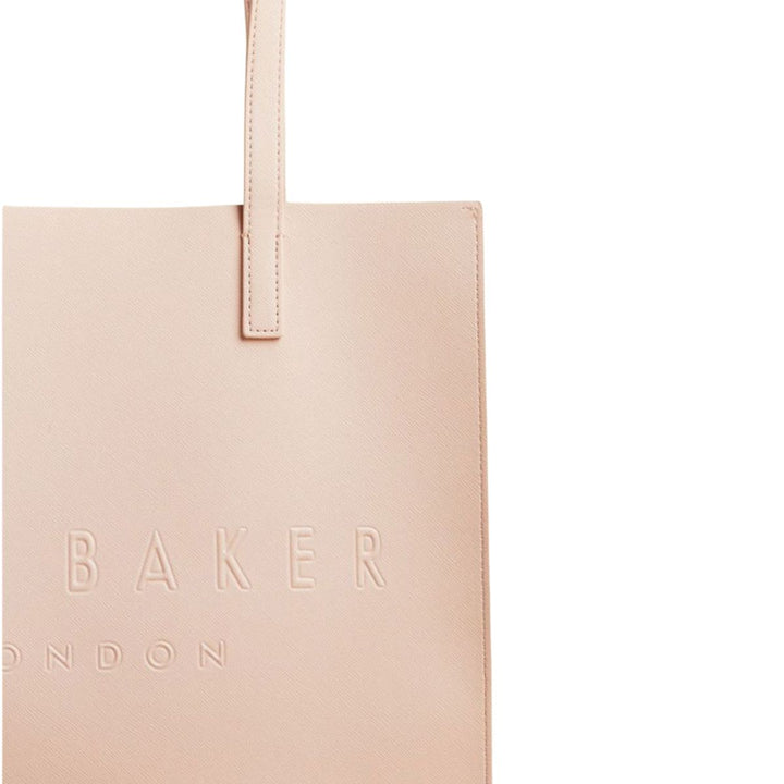 Details van het materiaal van de Ted Baker shopper large oud roze #kleur_oud-roze