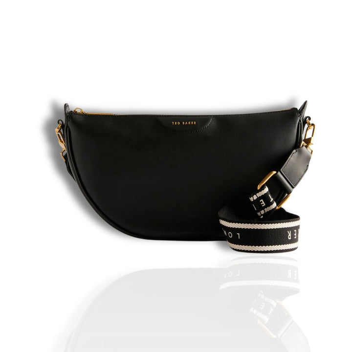 Voorkant Ted Baker _Essina Leren schoudertas black #kleur_black