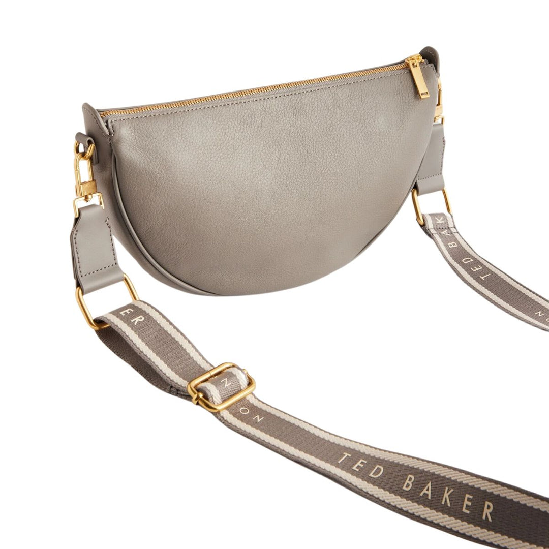 Achterkant Ted Baker _Essina Leren schoudertas grijs #kleur_grijs