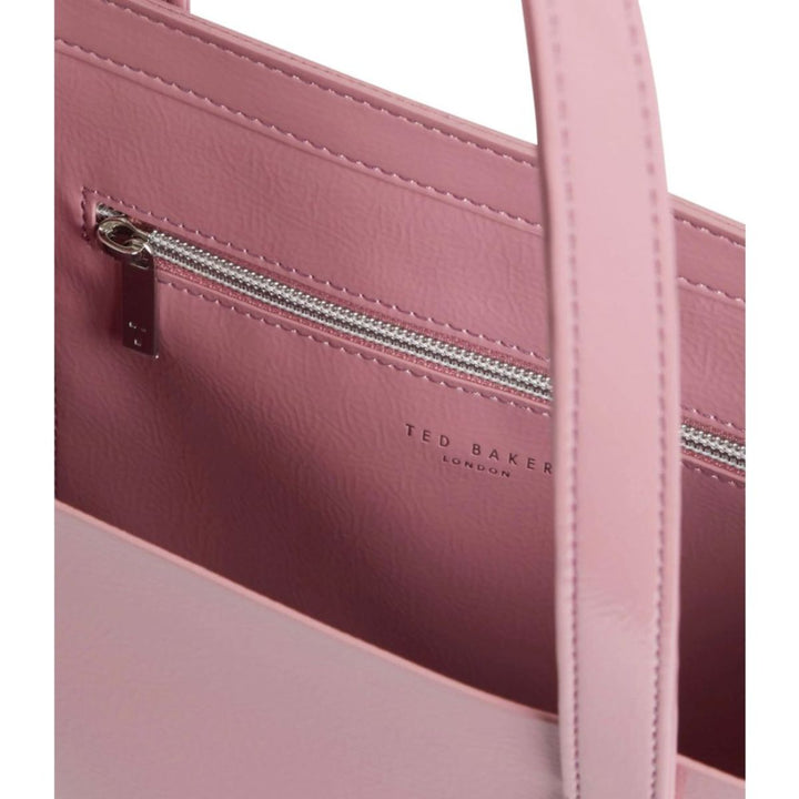Binnenkant van de Ted Baker crinkon large shopper roze #kleur_roze
