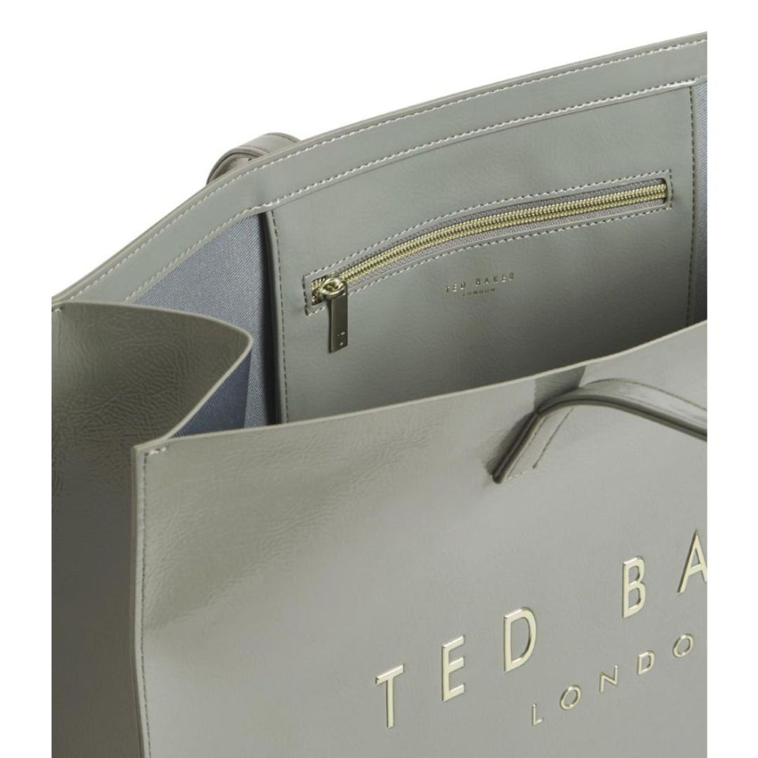 Binnenkant van de Ted Baker Crinkon grijs #kleur_grijs