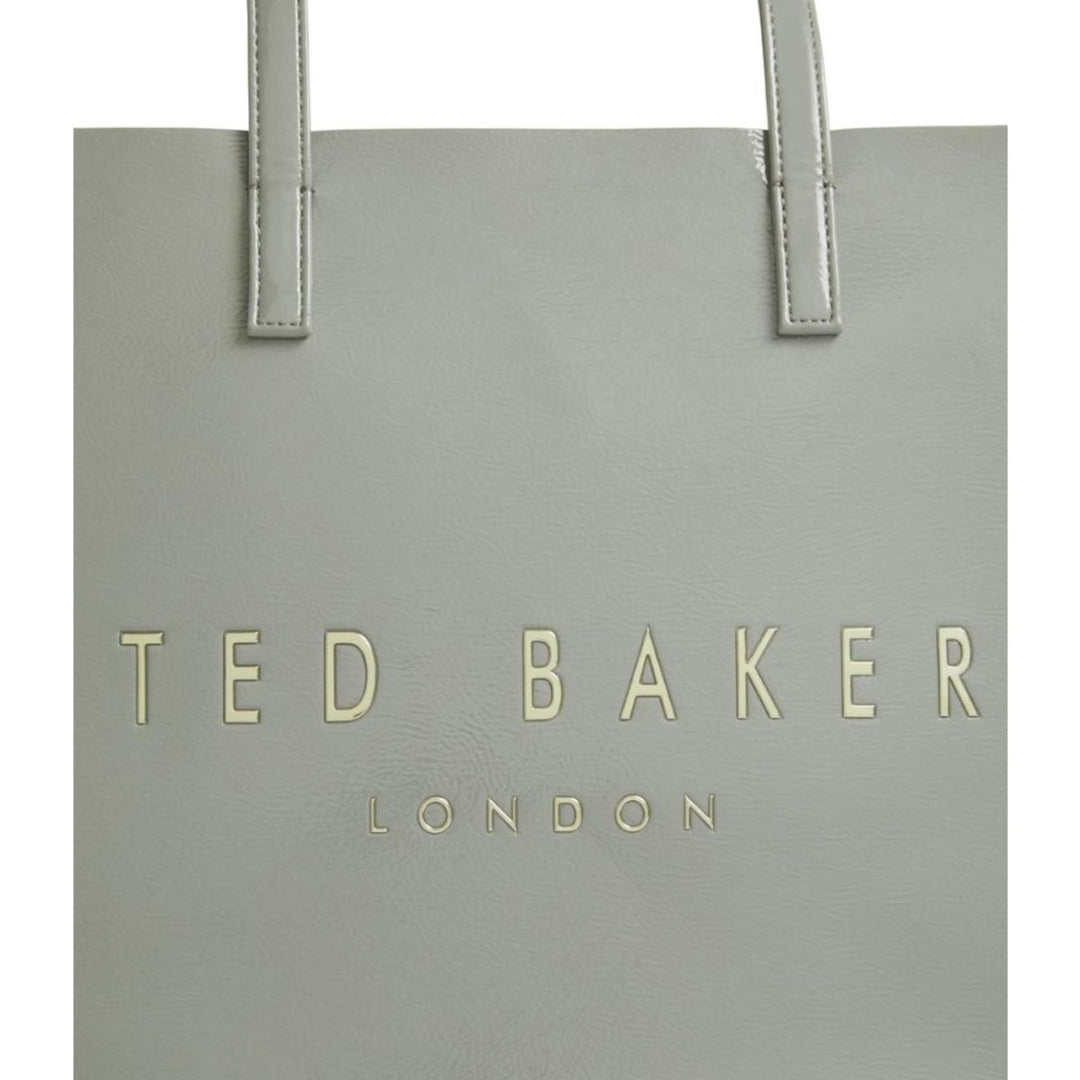 Details van de voorkant van de Ted Baker Crinkon grijs #kleur_grijs