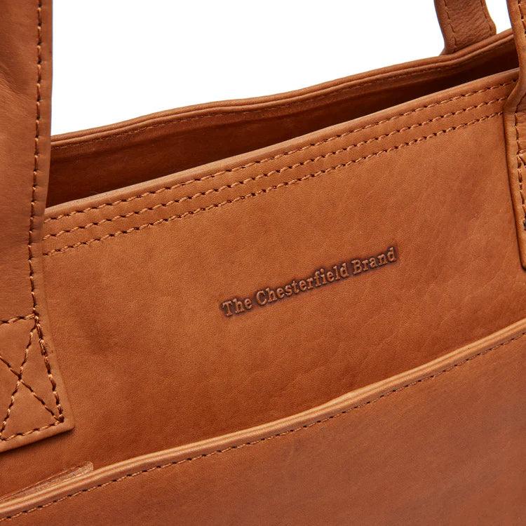 Details van het leer #kleur_cognac