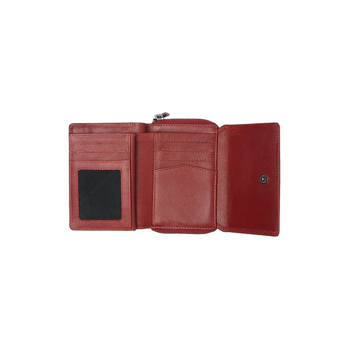 Binnenkant van The Chesterfield Aldra portemonnee rood #kleur_rood