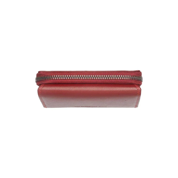 Bovenkant van The Chesterfield Aldra portemonnee rood #kleur_rood