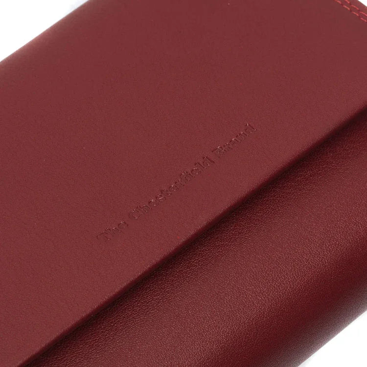 Details in het leer #kleur_rood