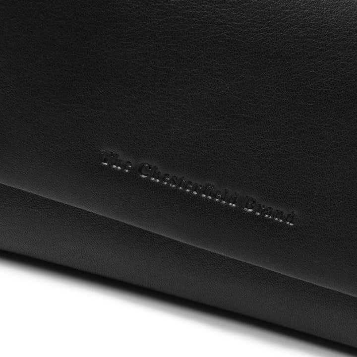 Details van het leer #kleur_zwart