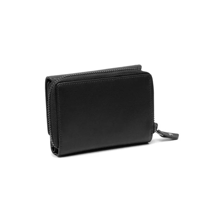 Achterkant van The Chesterfield Aldra portemonnee zwart #kleur_zwart