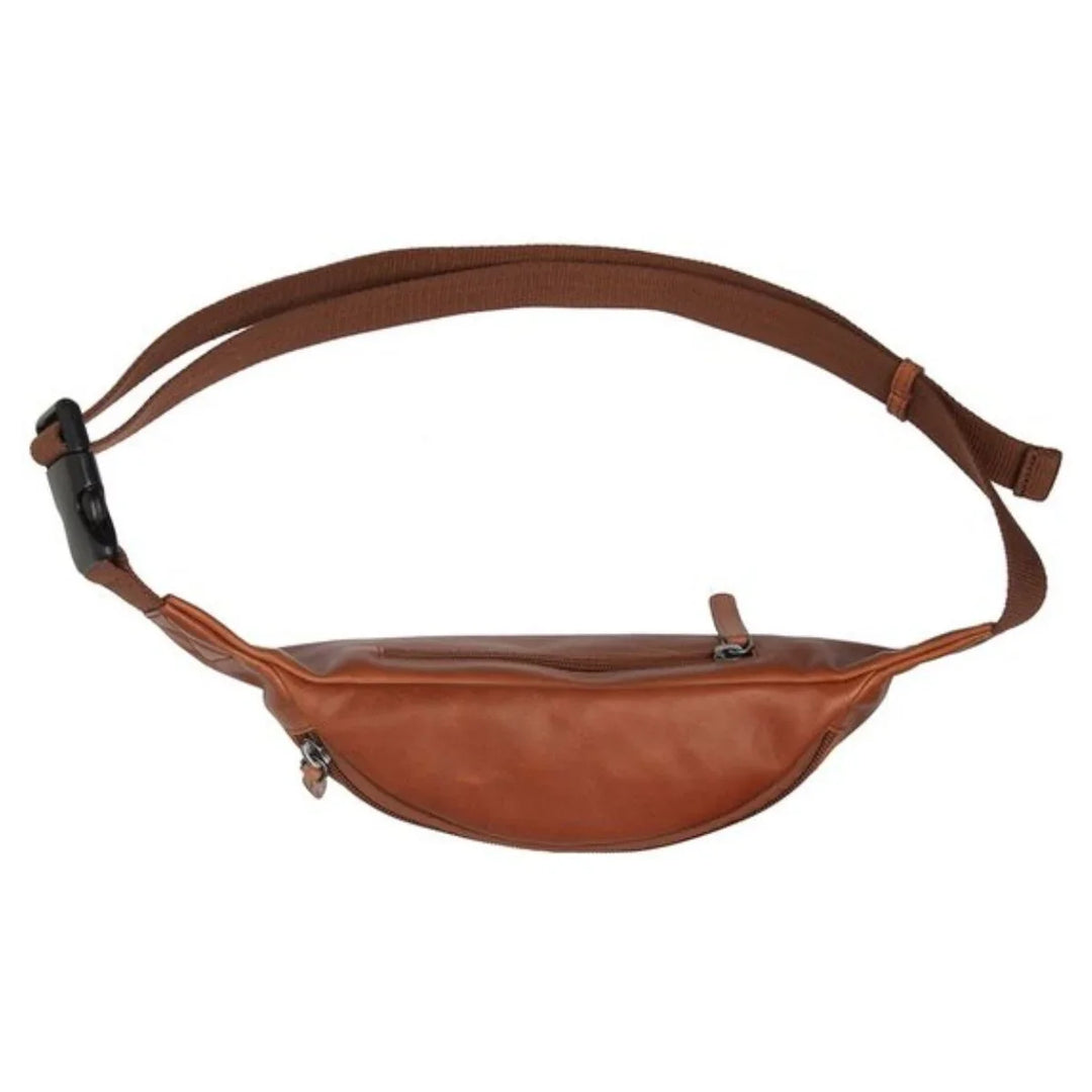 Bovenkant van the Chesterfield Brana heuptas cognac #kleur_cognac