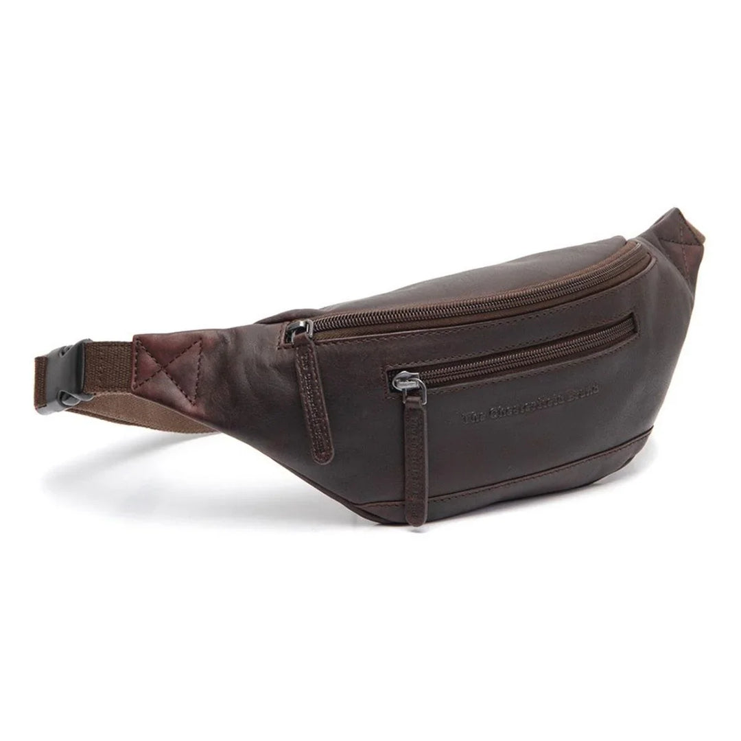 Voorkant van the Chesterfield Brana heuptas donkerbruin #kleur_donkerbruin