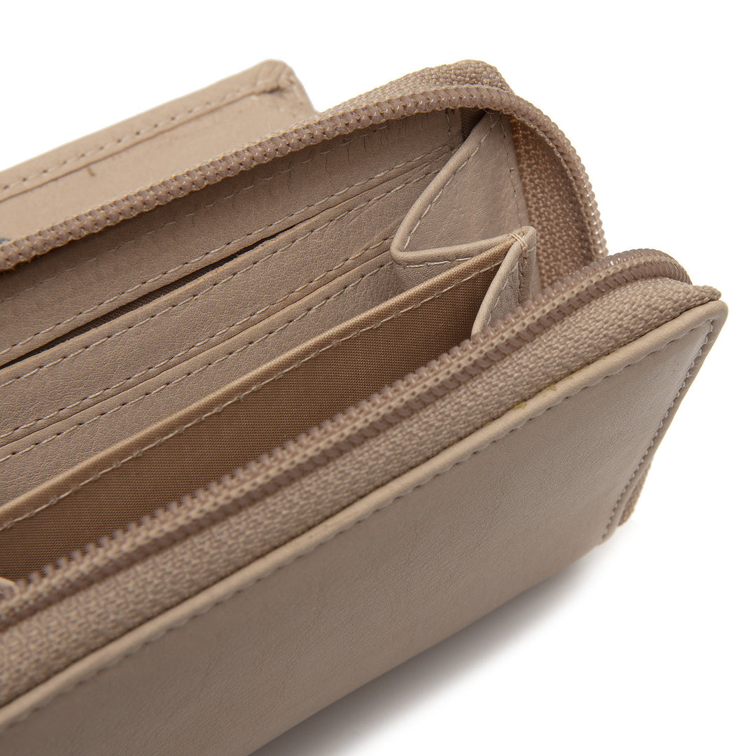 Binnenkant van The Chesterfield Floren dames portemonnee beige #kleur_beige