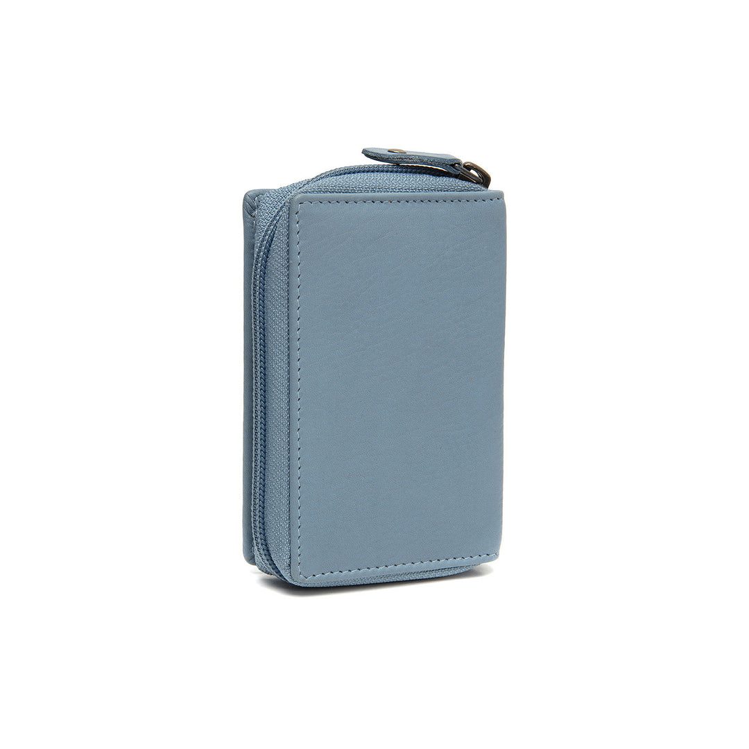 Achterkant van The Chesterfield Floren dames portemonnee licht-blauw #kleur_licht-blauw