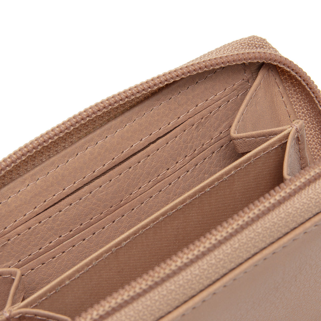 Binnenkant van The Chesterfield Floren dames portemonnee roze #kleur_roze