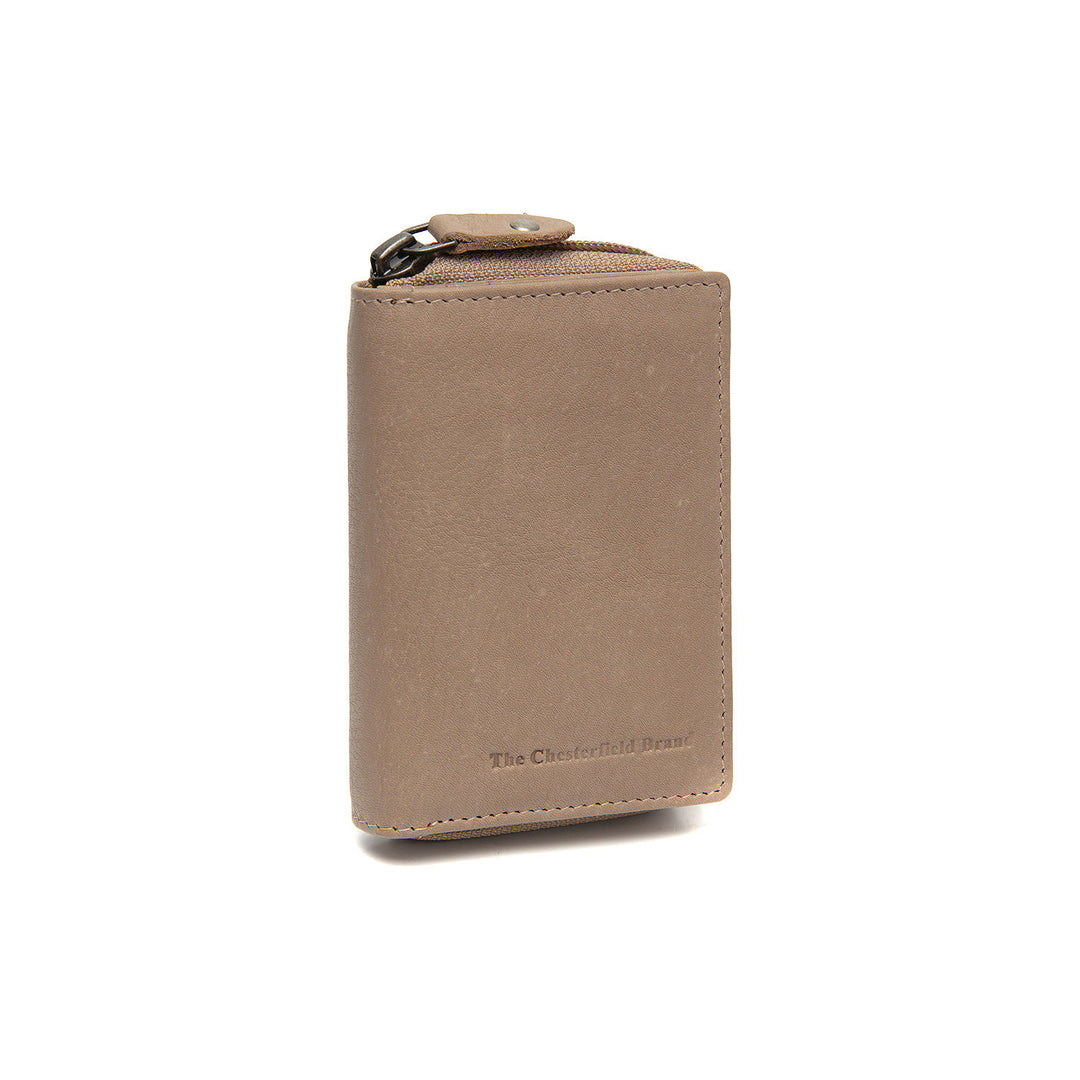 Voorkant van The Chesterfield Floren dames portemonnee taupe #kleur_taupe
