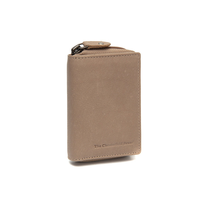 Voorkant van The Chesterfield Floren dames portemonnee taupe #kleur_taupe