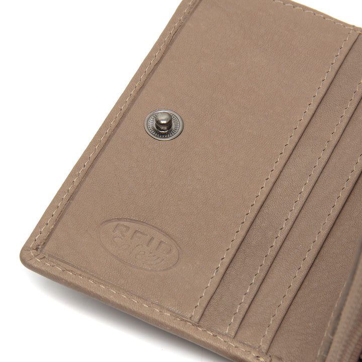 Details van het leer #kleur_taupe